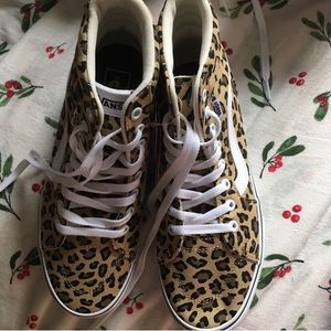 Brand new cheetah print vans